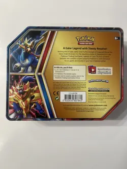 Pokemon TCG Trading Card Game Pikachu V Powers Metal Tin Box Empty No Cards 2020 - Image 2
