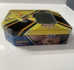 Pokemon TCG Trading Card Game Pikachu V Powers Metal Tin Box Empty No Cards 2020 - Image 5