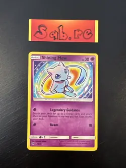 MINT/NM Condition Shining Mew Holo Rare SM Shining Legends 40/73 Pokemon Card - Image 1