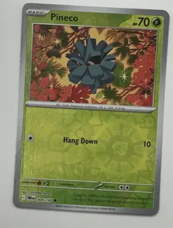 Pokemon TCG 004/182 Pineco Destined Rivals Reverse Holo NM Card Grass SEE PICS - Image 1