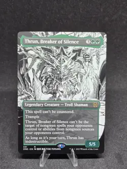 MTG Thrun, Breaker of Silence 331 Phyrexia All Will Be One Rare Extended Art NM - Image 1