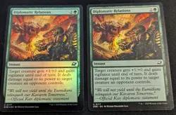 MTG -x2 Diplomatic Relations 1 FOIL & 1 Regular - Edge of Eternities - Image 1