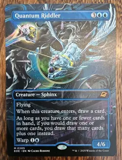 MTG Quantum Riddler Edge of Eternities NM Borderless - Image 1