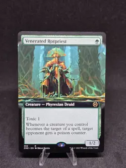 MTG Venerated Rotpriest 392 Phyrexia All Will Be One Rare Extended Art NM - Image 1