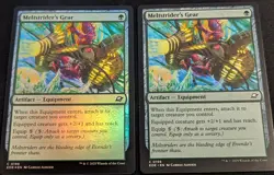 MTG x2 Meltstrider's Gear 1 FOIL & 1 Regular - Edge of Eternities - Pack Fresh!! - Image 1