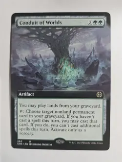 MTG Conduit of Worlds 390 Phyrexia All Will Be One Rare Extended Art NM - Image 1