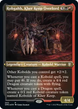 x1 Rohgahh, Kher Keep Overlord - Foil Etched R MTG Commander: Dominaria United M - Image 1