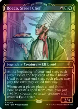 Showcase FOIL - Rocco Street Chef - MTG - March of the Machine AFETRMATH - NM - Image 1