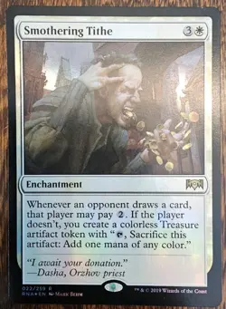 MTG Smothering Tithe Ravnica Allegiance NM Foil - Image 1