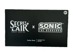MTG Secret Lair Sonic the Hedgehog - Turbo Gear - Rainbow Foil *NEW SEALED* - Image 1