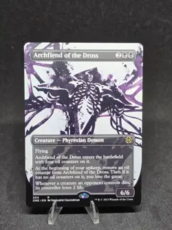 MTG Archfiend of the Dross 304 Phyrexia All Will Be One Rare Showcase NM - Image 1