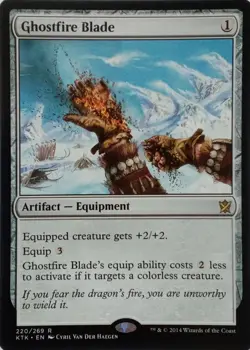 220/269 GHOSTFIRE BLADE RARE KHANS OF TARKIR MTG CARD - Image 1