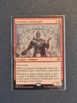 MTG Cemetery Gatekeeper - VOW - Near Mint+ Condition - Image 1