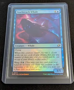 MTG - x2 Starbreach Whale 1 FOIL & 1 Regular - Edge of Eternities - Pack Fresh! - Image 2