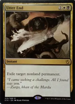 210/269 UTTER END RARE KHANS OF TARKIR MTG CARD - Image 1