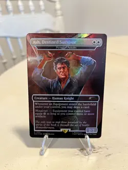 Ash, Destined Survivor Puresteel Paladin Secret Lair Drop Foil MTG NM - Image 1