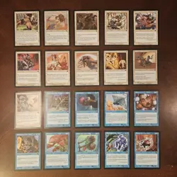Nemesis 55 Card Common Set Complete Collection MtG Magic Gathering 2000 - Image 1