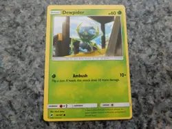 Pokemon Miscut Error Cards Dewpider Burning Shadows Mothim Brilliant Stars - Image 2