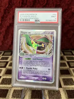 Flygon Ex Psa 9 92/101 Dragon Frontiers Delta Species Cgc Gold Star Pokemon Mint - Image 1