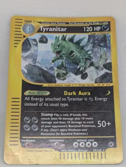 Tyranitar 029/165 Expedition Base Set Holo Reverse Rare Pokemon TCG Nintendo MP - Image 3