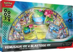 Pokemon TGC: Venusaur & Blastoise EX Premium Collection GameStop SEALED IN HAND - Image 1
