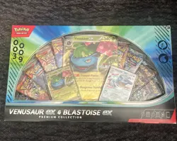 Pokemon TGC: Venusaur & Blastoise EX Premium Collection GameStop SEALED IN HAND - Image 1