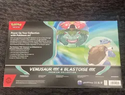 Pokemon TGC: Venusaur & Blastoise EX Premium Collection GameStop SEALED IN HAND - Image 2