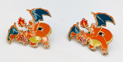Lot of 2 Pokemon Charizard Pin 25th Celebrations Ultra Premium Collection 2017 - Image 1