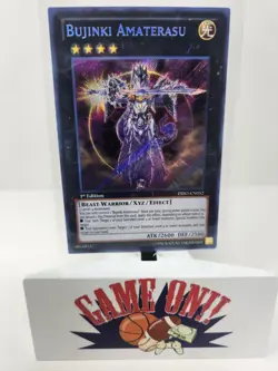 YuGiOh Bujinki Amaterasu PRIO-EN052 1st Edition Secret Rare LP - Image 1