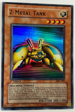 Yugioh MFC-006 Z-Metal Tank 1st Ed. Super Rare Vintage Original NM+ - Image 2
