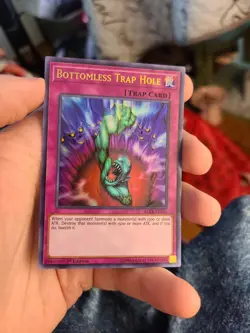 Yugioh Bottomless Trap BLRR-EN101 1st Ultra Rare - Image 1