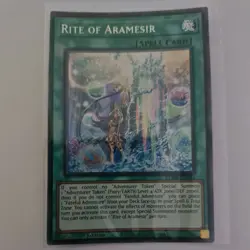 [MINT/NM] BLMR-EN093 Rite Of Aramesir Secret Rare 1st Edition NM Yugioh Card - Image 1