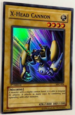Yugioh MFC-004 X-Head Cannon 1st Ed. Super Rare Vintage Original NM - Image 2