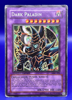 Yugioh! Card Dark Paladin DMG-001 Secret Rare Limited Edition HP-DMG - Image 1
