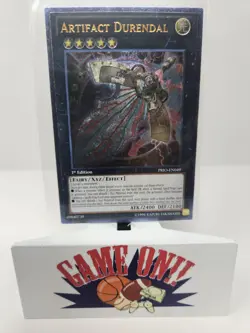 YuGiOh Artifact Durendal PRIO-EN049 1st Edition Ultimate Rare NM - Image 1