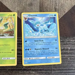 Leafeon SM237 - Glaceon SM238 - Black Star Promo Set - Pokemon TCG NM - Image 3