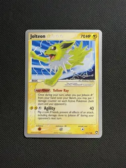 Pokemon Card Jolteon Gold Star 101/108 Pokemon TCG World Championships 2007 LP++ - Image 1