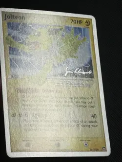 Pokemon Card Jolteon Gold Star 101/108 Pokemon TCG World Championships 2007 LP++ - Image 3