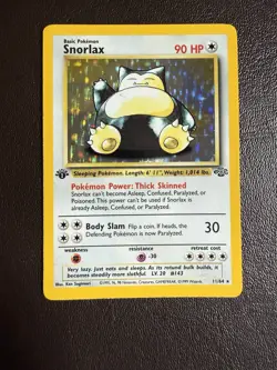 Snorlax 11/64 Jungle Holo 1999 1st Edition LP - Pokemon TCG - Image 1