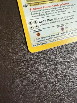 Snorlax 11/64 Jungle Holo 1999 1st Edition LP - Pokemon TCG - Image 3