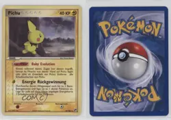 Pichu Pokemon EX Sandstorm #20 2003 15fy - Image 3