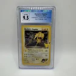 GEM MINT9.5 Rocket's Zapdos 15/132 Pokemon Celebrations 9.5 CGC Pokemon TCG - Image 1