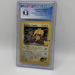 GEM MINT9.5 Rocket's Zapdos 15/132 Pokemon Celebrations 9.5 CGC Pokemon TCG - Image 3
