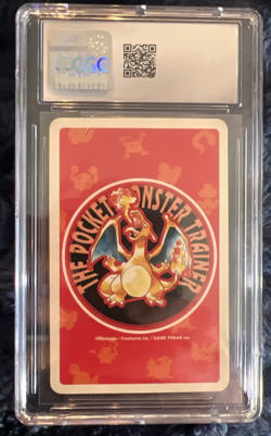 1996 Pokemon Poliwrath Red Back Poker Card 3 of Hearts CGC 6.5 Low Pop Fast Ship - Image 2