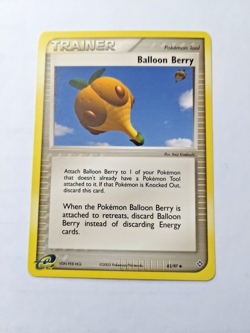 Pokemon TCG Balloon Berry EX Dragon 82/97 Regular Uncommon - Uncirculated - Image 1