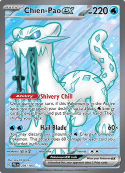 Chien-Pao ex 236/193 Ultra Rare Full Art - Pokemon Paldea Evolved SV02 - Image 1