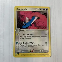 2003 Pokemon EX Dragon #14 Dragonair Rare Card MODERATELY PLAYED - Image 1