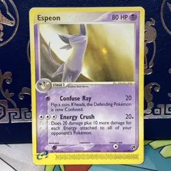 Pokemon TCG Espeon EX Sandstorm 16/100 Regular Rare Card Moderately Played MP - Image 1