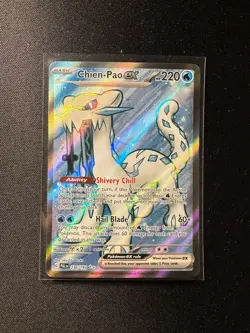 Chien-Pao ex - 236/193 - Full Art Secret Rare Paldea Evolved NM Pokemon Card - Image 1