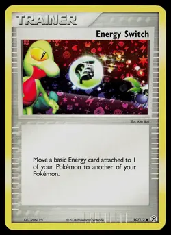 Pokemon Card - Energy Switch FireRed & LeafGreen 82/109 Reverse Holo - Image 1